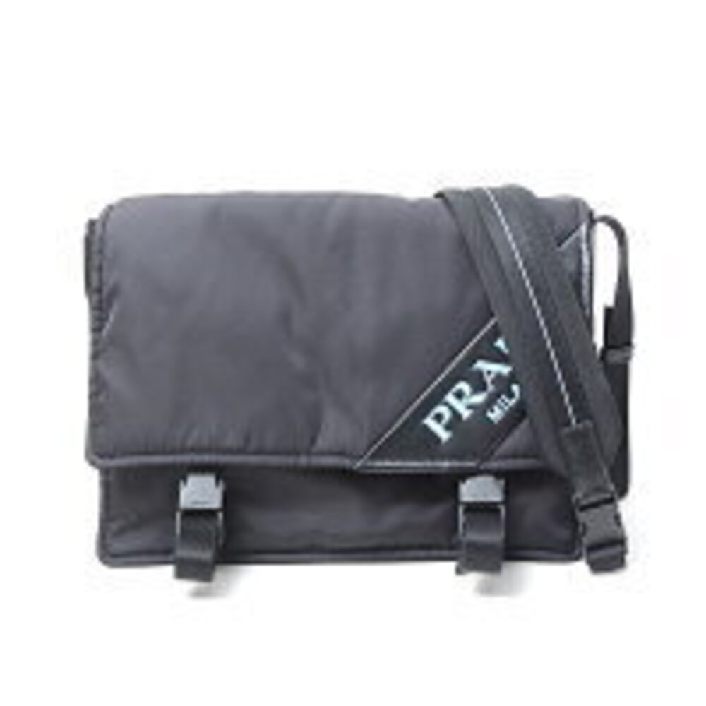 Prada bag shoulder black messenger nylon - Picture 2 of 3